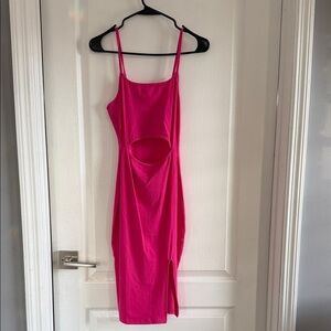 Amazon Asymmetrical Pink Dress